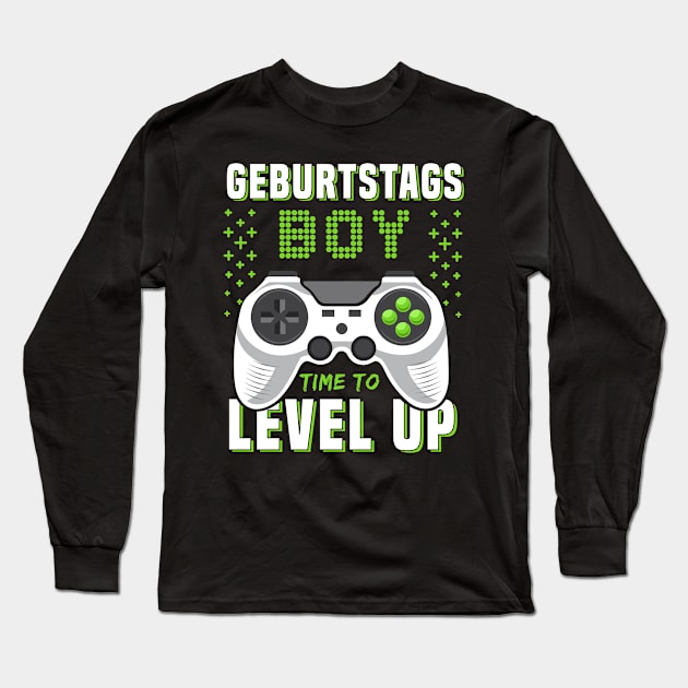 Birthday Design for a Console Gamer Long Sleeve T-Shirt by ErdnussbutterToast